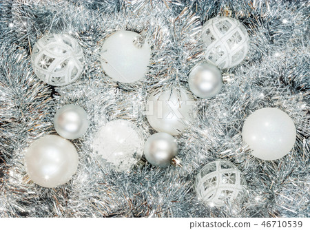 Silver Christmas decoration Silver Christmas decoration 46710539