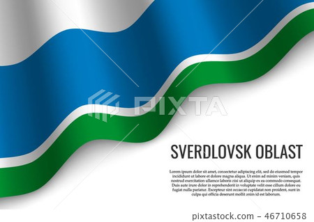 waving flag on transparent background 46710658