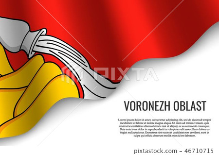 waving flag on transparent background 46710715