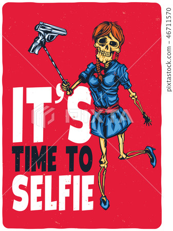 T-shirt or poster design 46711570