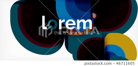Geometric modern abstract background 46711605