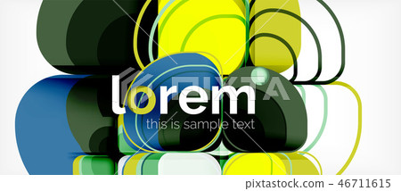 Geometric modern abstract background 46711615