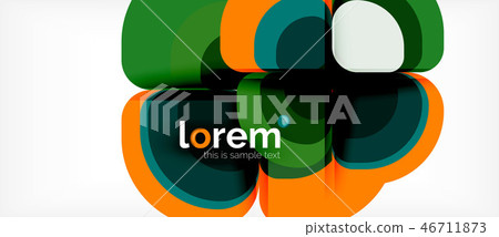 Geometric modern abstract background 46711873