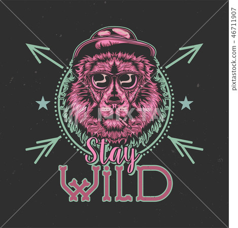 T-shirt or poster design T-shirt or poster design 46711907
