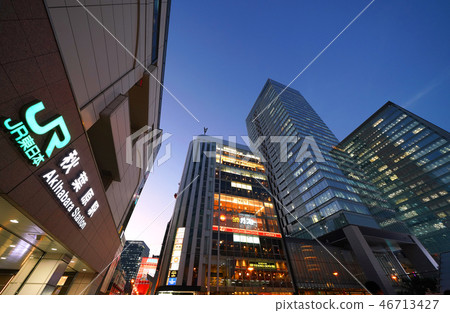 Tokyo cityscape in Japan I want to see the cityscape becoming a business district in front of Akihabara Station, Tokyo Tokyo cityscape in Japan I want to see the cityscape becoming a business district in front of Akihabara Station, Tokyo 46713427