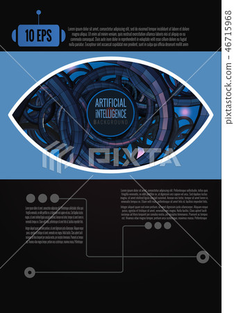 AI eye graphic template background 46715968