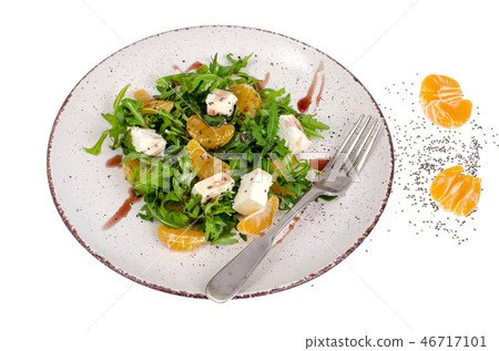 Delicious fruit and vegetables salad. Delicious fruit and vegetables salad. 46717101