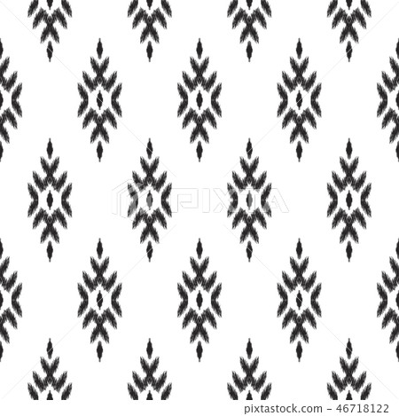 Black and white seamless pattern. Black and white seamless pattern. 46718122