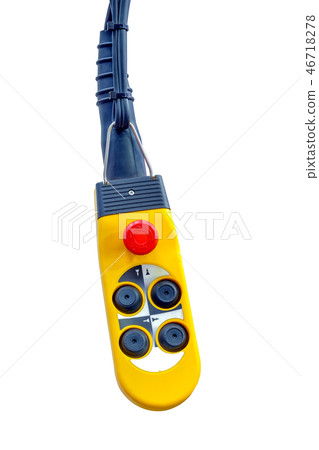 Yellow remote control Yellow remote control 46718278