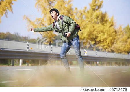 露營，年輕人，韓國人 46718976