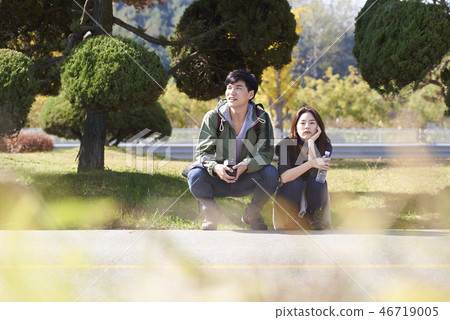 情侶,露營,韓國 情侶,露營,韓國 46719005
