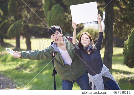 Couple, Camping, Korean 46719011