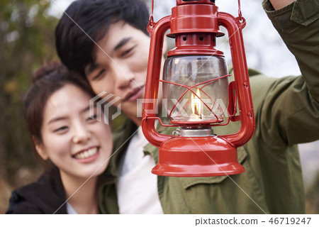 Couple, Camping, Korean 46719247