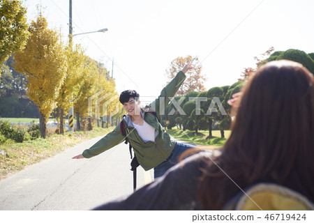 Couple, Camping, Korean 46719424