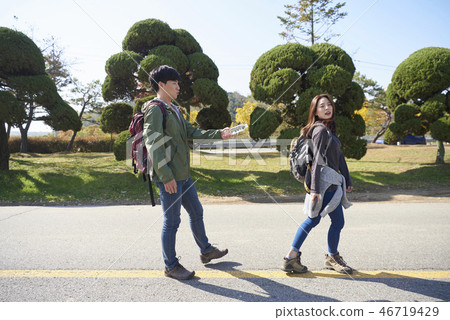Couple, Camping, Korean Couple, Camping, Korean 46719429