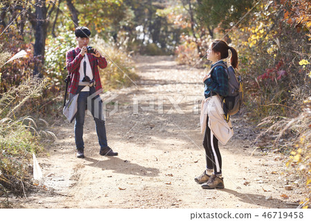 Couple, Camping, Korean 46719458