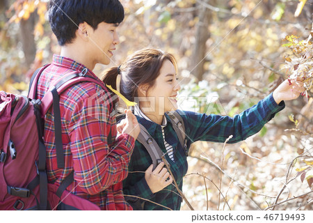 Couple, Camping, Korean 46719493