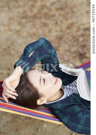Camping, Young Women, Korean Camping, Young Women, Korean 46719549