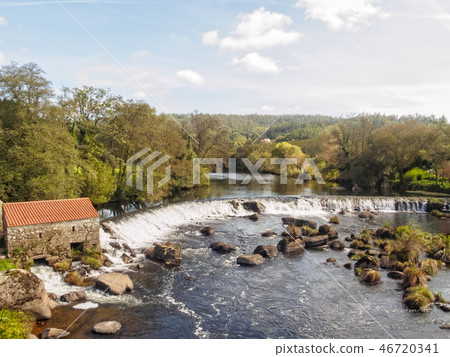 Weir on the Tambre River - Negreira Weir on the Tambre River - Negreira 46720341