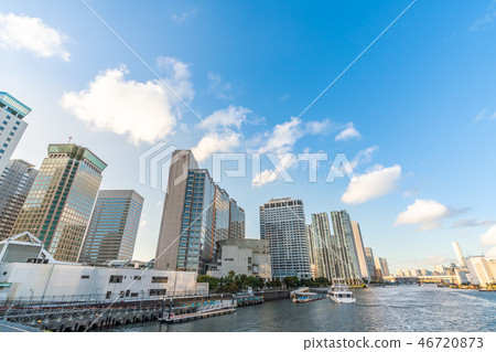 Shinagawa Hyakukkei Tennozu area waterfront scenery Shinagawa Hyakukkei Tennozu area waterfront scenery 46720873