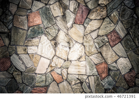 Stone tile floor block wall for texture background Stone tile floor block wall for texture background 46721391