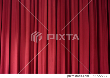 Red curtain is background 46722227