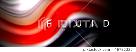 Creative line art. Banner background. Abstract motion. Graphic modern pattern. Abstract business 46722323