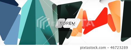 Science background. Abstract triangle pattern. Vector abstract geometric template Science background. Abstract triangle pattern. Vector abstract geometric template 46723289
