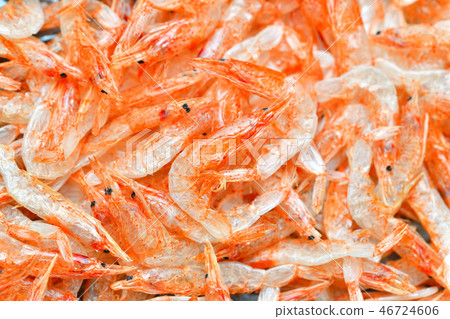 幹櫻桃蝦，乾食品，櫻花灣，靜岡縣，櫻桃蝦，櫻桃蝦，櫻桃蝦乾櫻桃蝦。 46724606