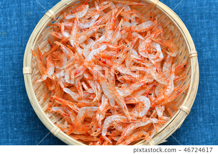 幹櫻桃蝦，乾食品，櫻花灣，靜岡縣，櫻桃蝦，櫻桃蝦，櫻桃蝦乾櫻桃蝦。 46724617