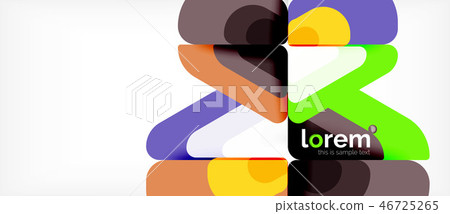 Geometric abstract background Geometric abstract background 46725265