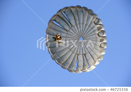 Special troops under parachute training 46725338