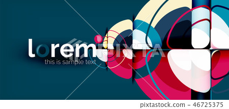 Circle abstract background Circle abstract background 46725375