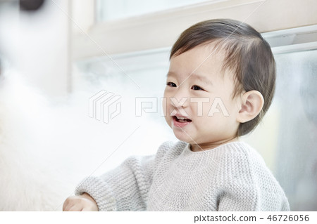 Infant, baby, baby, children, house 46726056