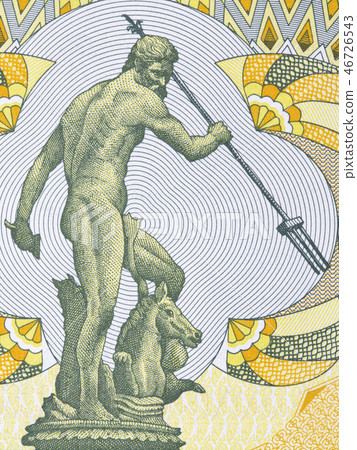 Image of Neptune from the fountain in Gdansk from Image of Neptune from the fountain in Gdansk from 46726543