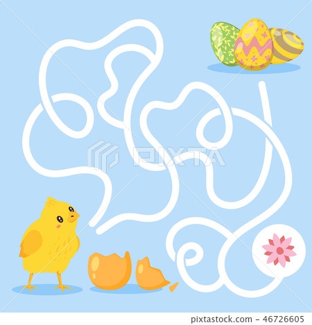 Easter board game template Easter board game template 46726605