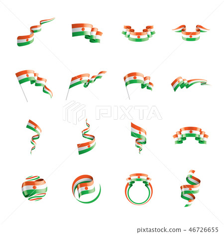 Niger flag, vector illustration on a white background 46726655