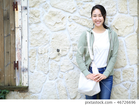 A healthy woman A healthy woman 46726696