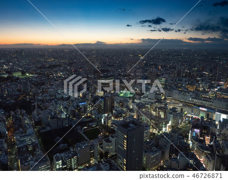 [Cityscape] Tokyo Ikebukuro night view 46726871