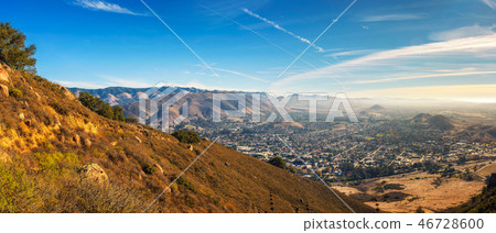 San Luis Obispo viewed from the Cerro Peak San Luis Obispo viewed from the Cerro Peak 46728600