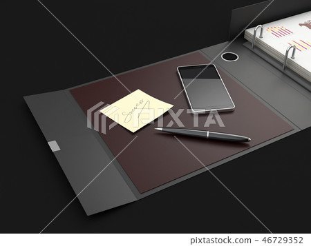 office cardboard folder branding presentation office cardboard folder branding presentation 46729352