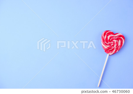 valentines day background, sweetheart lollipop 46730060