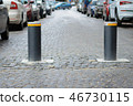 Retractable Electric Bollard Metallic hydraulic goes down under the ground for the opening of 46730115
