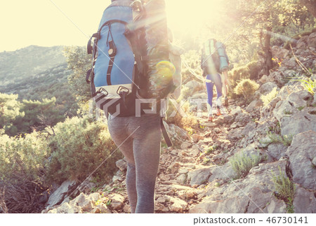 People in hike People in hike 46730141