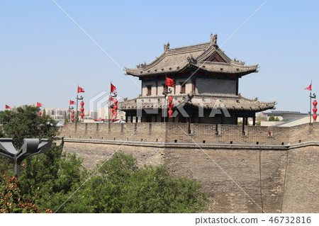 Silk Road entrance Ximen Xi'an China 46732816