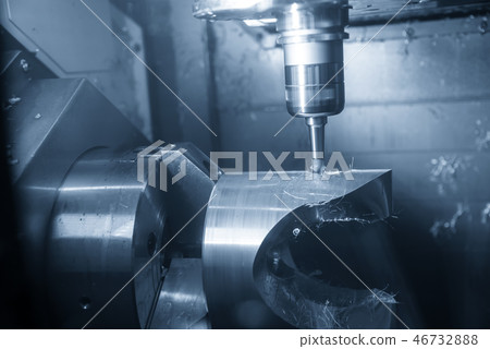 The 5-axis CNC milling machine. The 5-axis CNC milling machine. 46732888