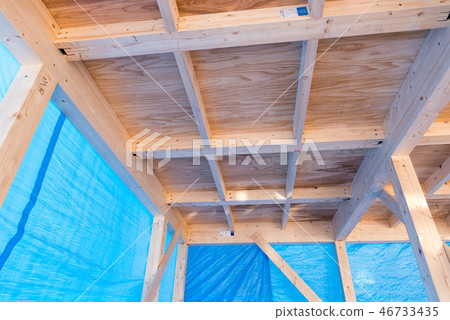 住房建築材料木屋 46733435