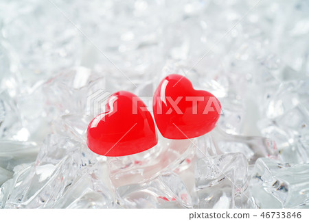 Red heart object Red heart object 46733846