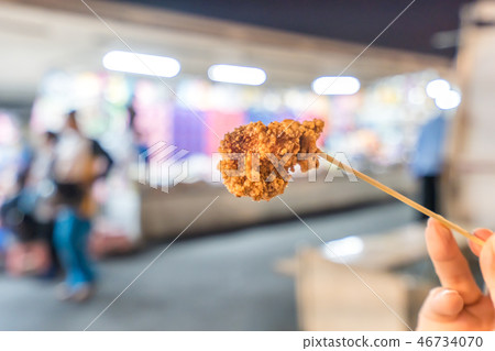 台灣 小吃 鹽酥雞 鹹酥雞 夜市 fried chicken 台湾風フライドチキン 唐揚げ 46734070
