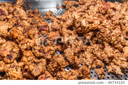 台灣 小吃 鹽酥雞 鹹酥雞 夜市 fried chicken 台湾風フライドチキン 唐揚げ 46734185